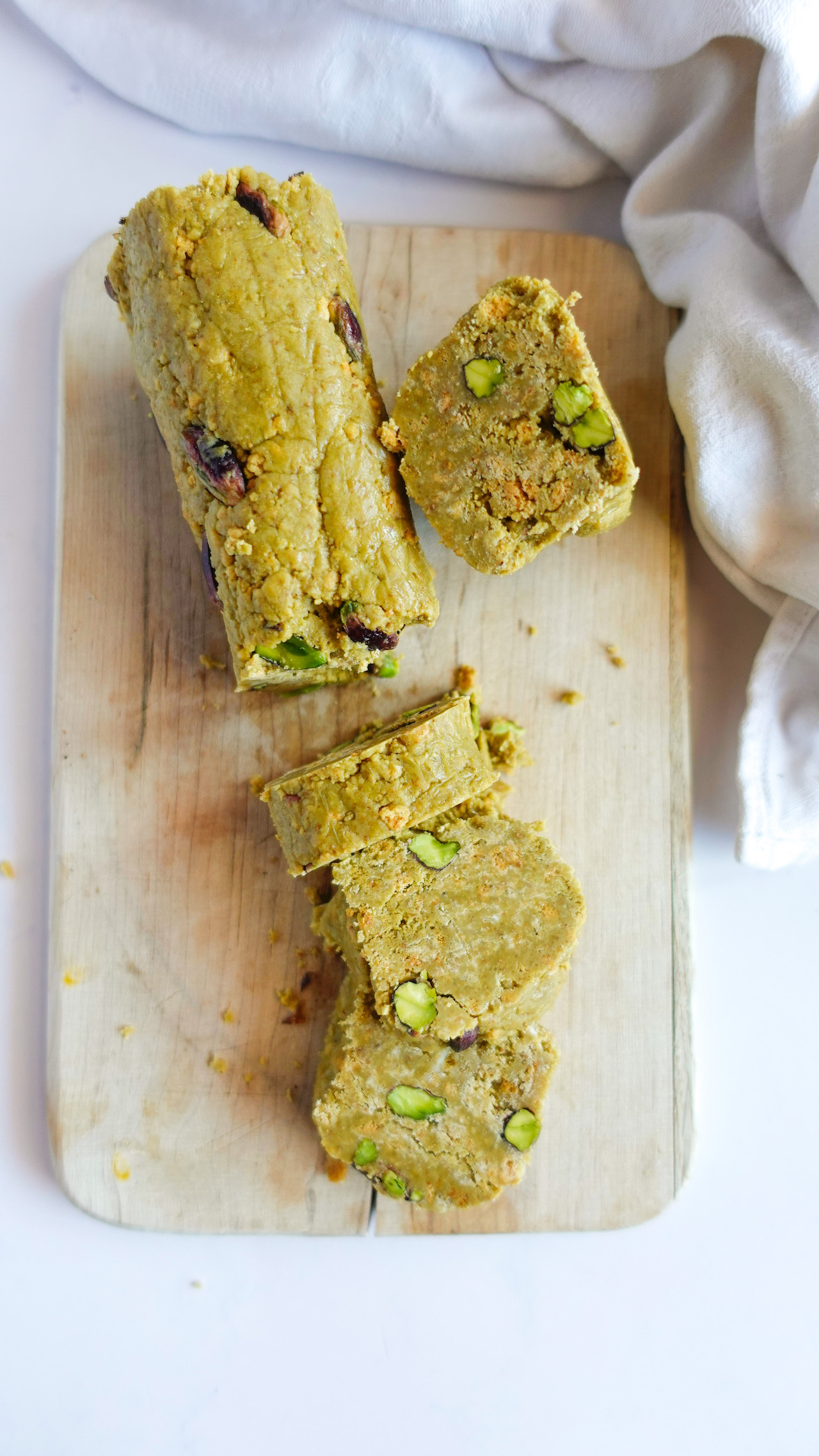 Salame al Pistacchio Dolci Senza Burro