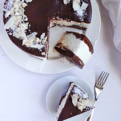 Cheesecake Cocco e Cioccolato Senza Burro