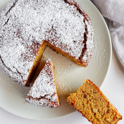 Torta di Carote Senza Glutine Burro e Zuccheri