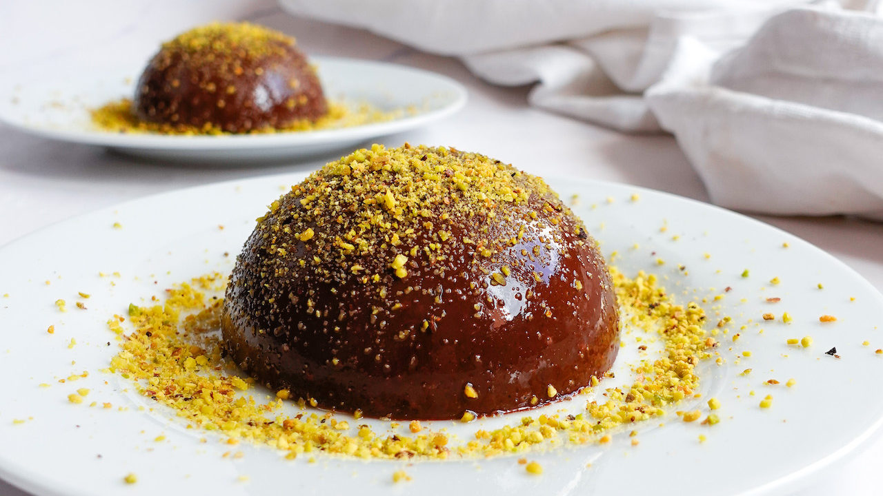 Budino ai Cachi e Cioccolato 2 Ingredienti