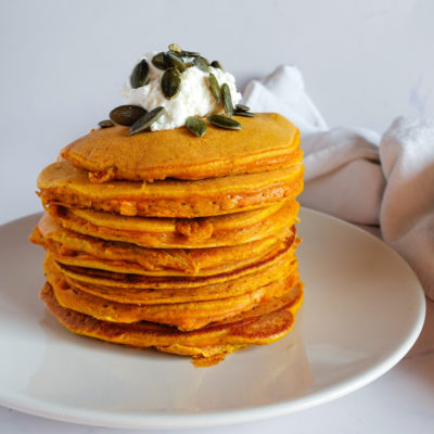 Pancakes alla Zucca e Ceci