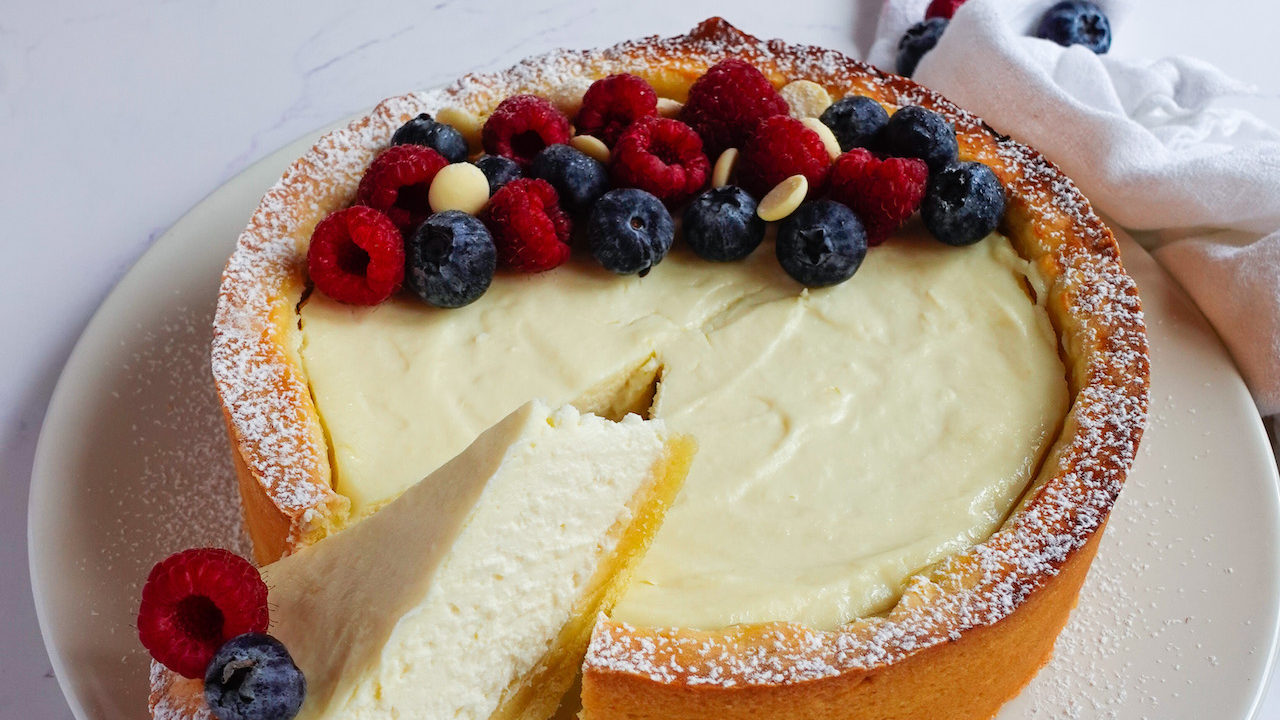 Crostata Ricotta e Cioccolato Bianco Senza Burro