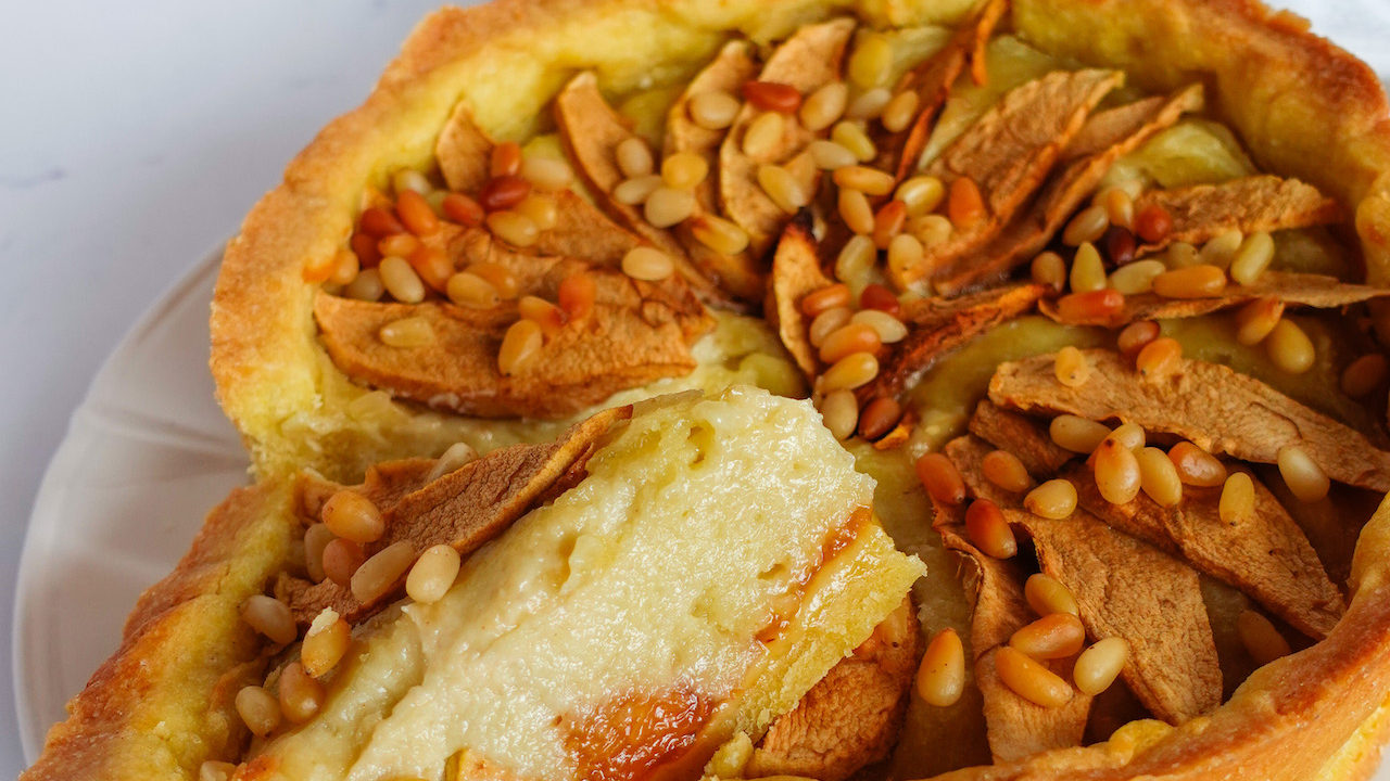 Crostata Frangipane alle Mele Senza Burro