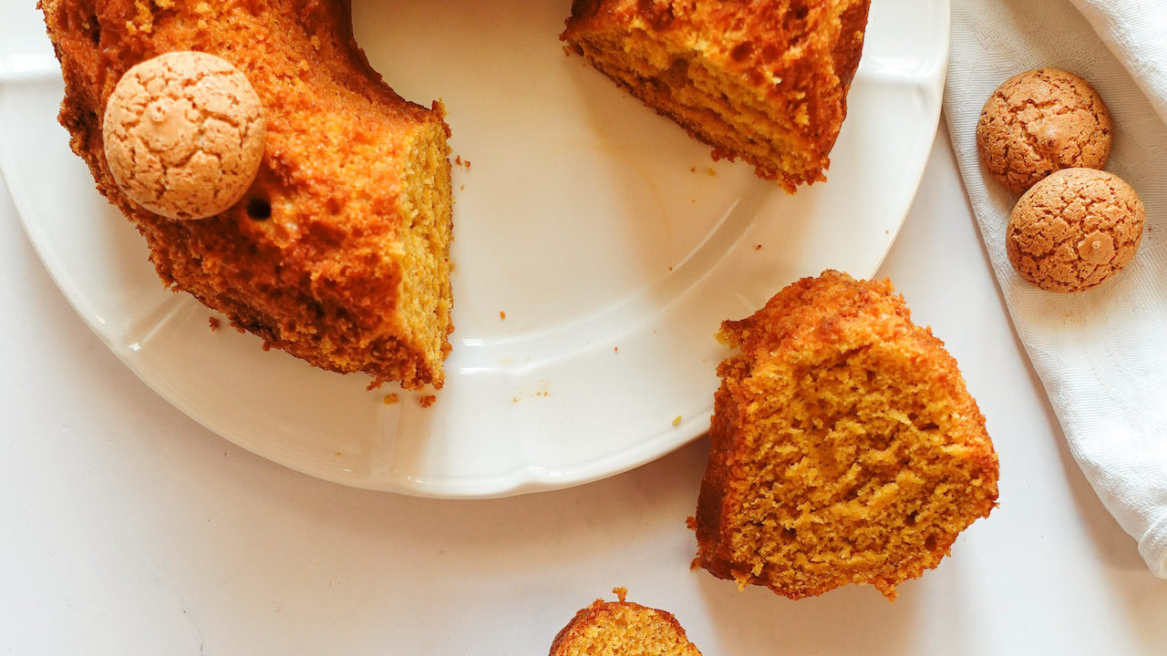 Torta Zucca e Amaretti