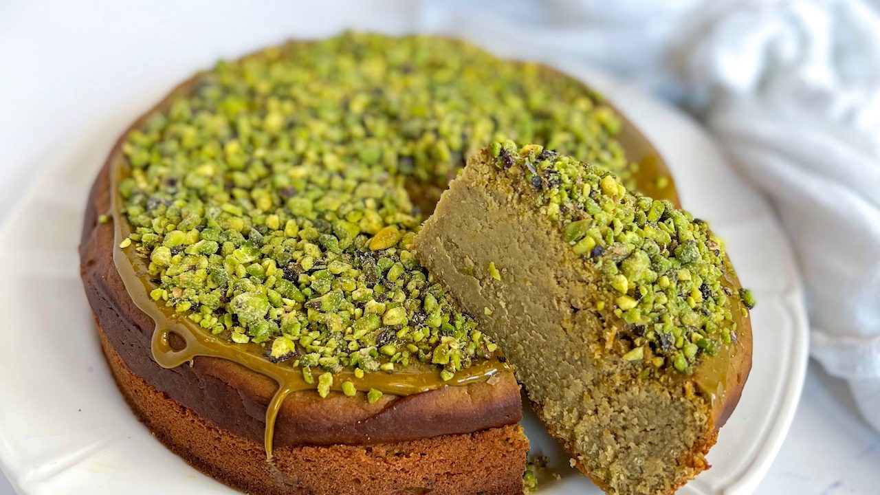 Torta Cremosa al Pistacchio Senza Burro