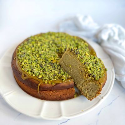 Torta Cremosa al Pistacchio Senza Burro