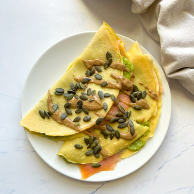 Crepes Salate ai Ceci