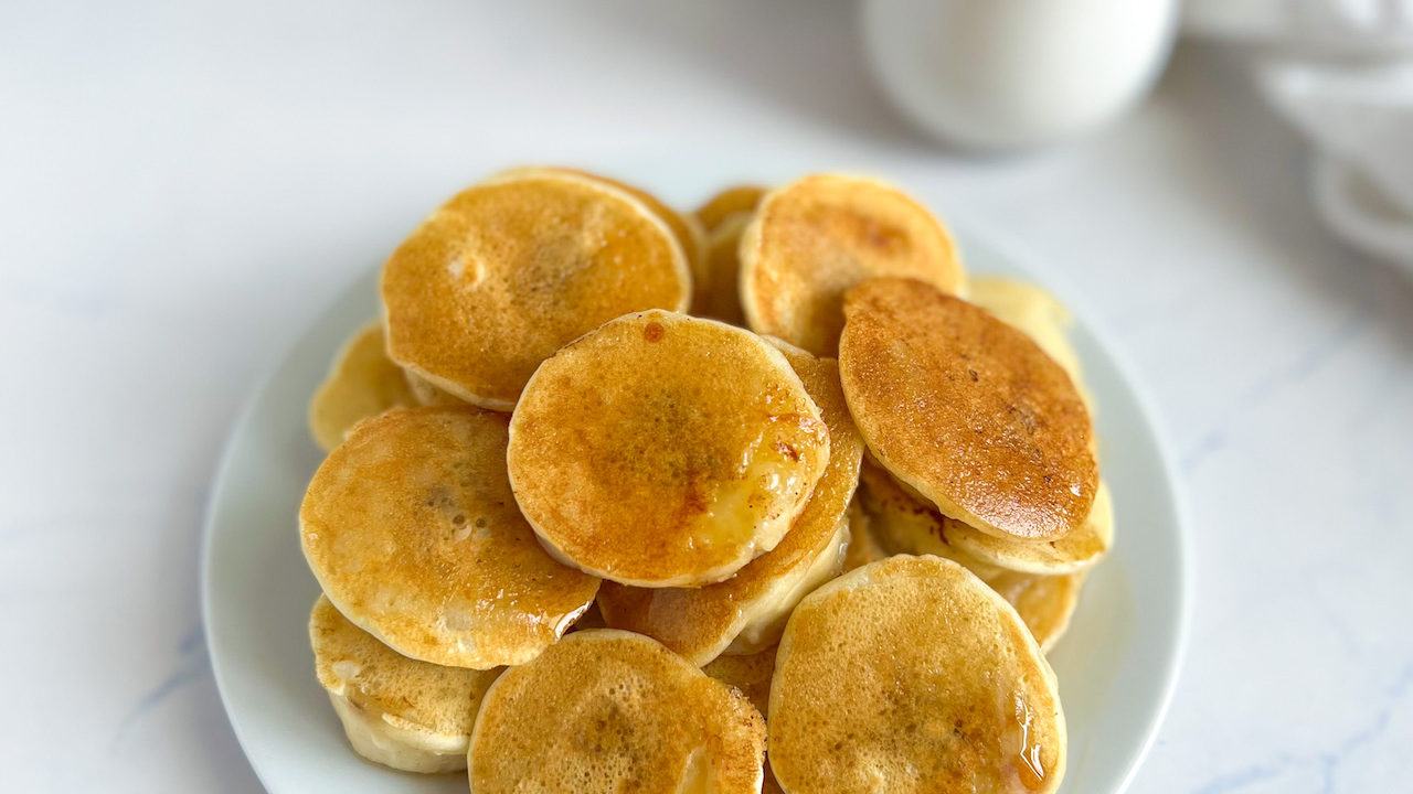 Mini Banana Pancakes