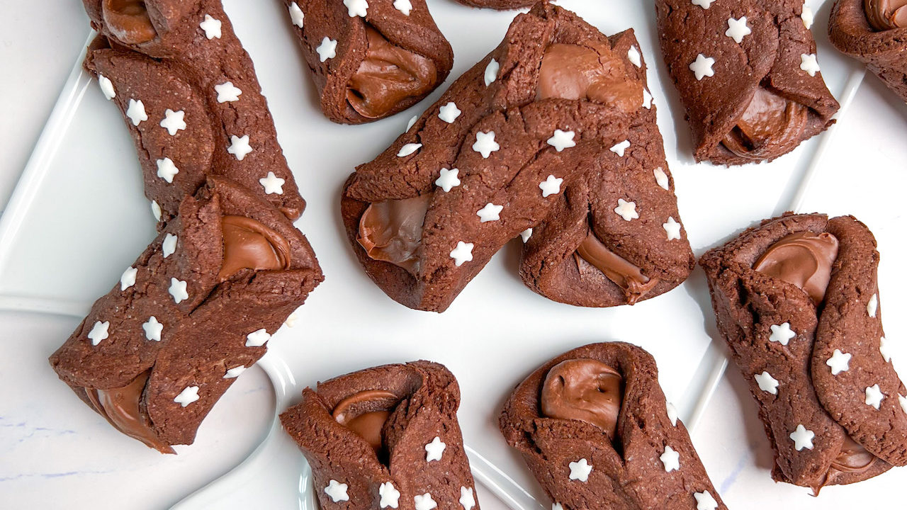 Biscotti Ripieni Pan di Stelle - Dolci Senza Burro