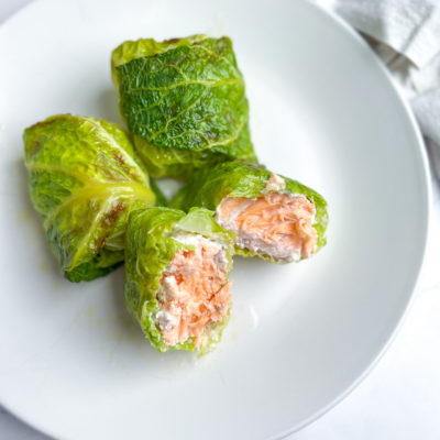 Involtini di Verza e Salmone