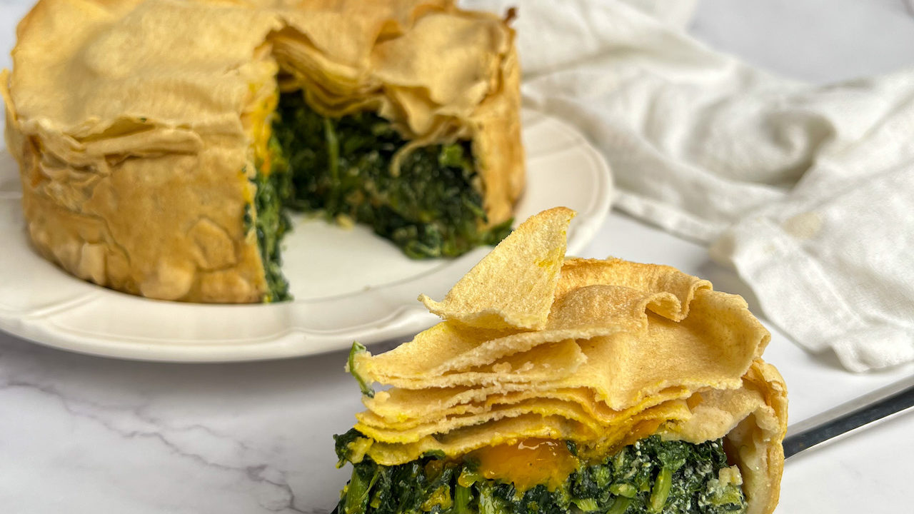 Torta Pasqualina con Pane Carasau