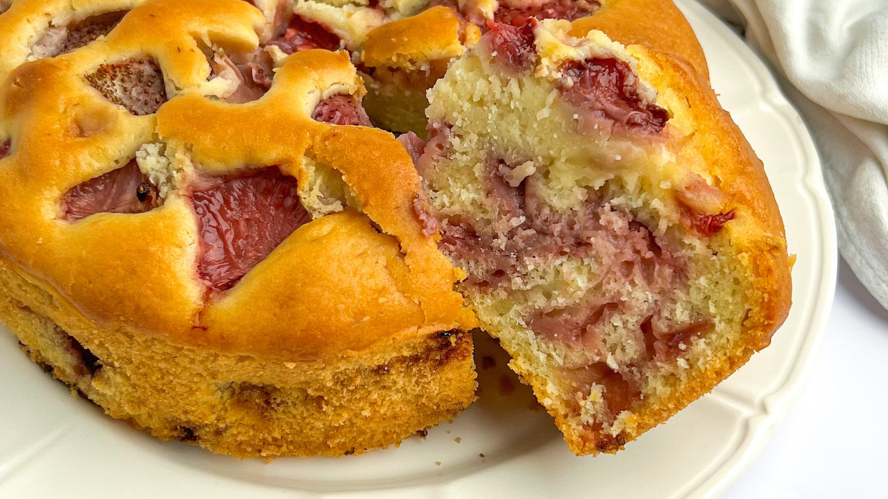 Torta Fragole e Limone Senza Burro