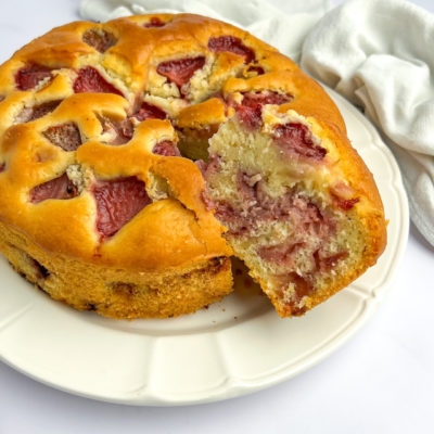 Torta Fragole e Limone Senza Burro