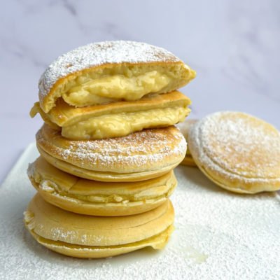 Pancakes Farciti alla Crema Senza Burro