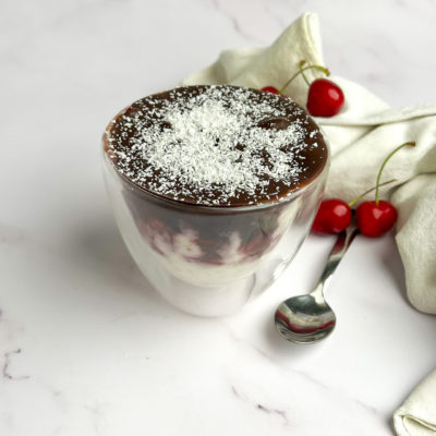 Porridge Freddo Cocco e Ciliegia