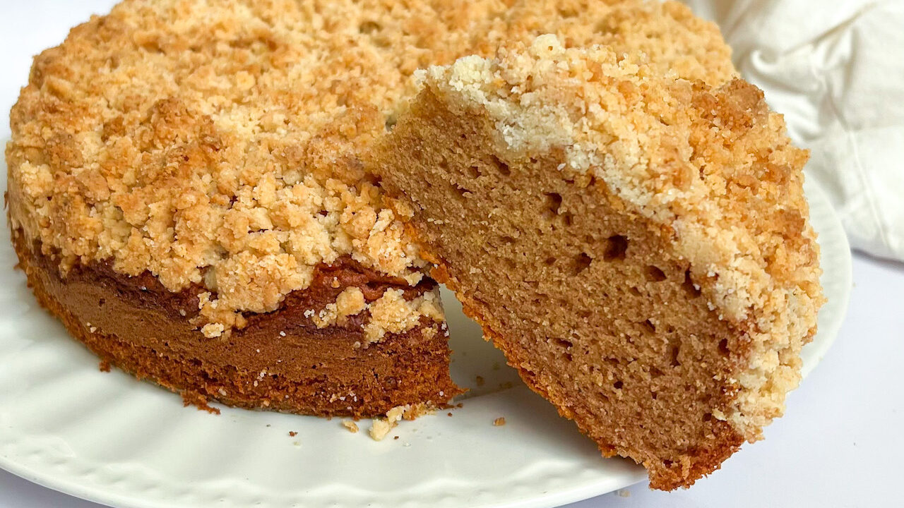 Torta di Zucca con Crumble di Mandorle Senza Burro