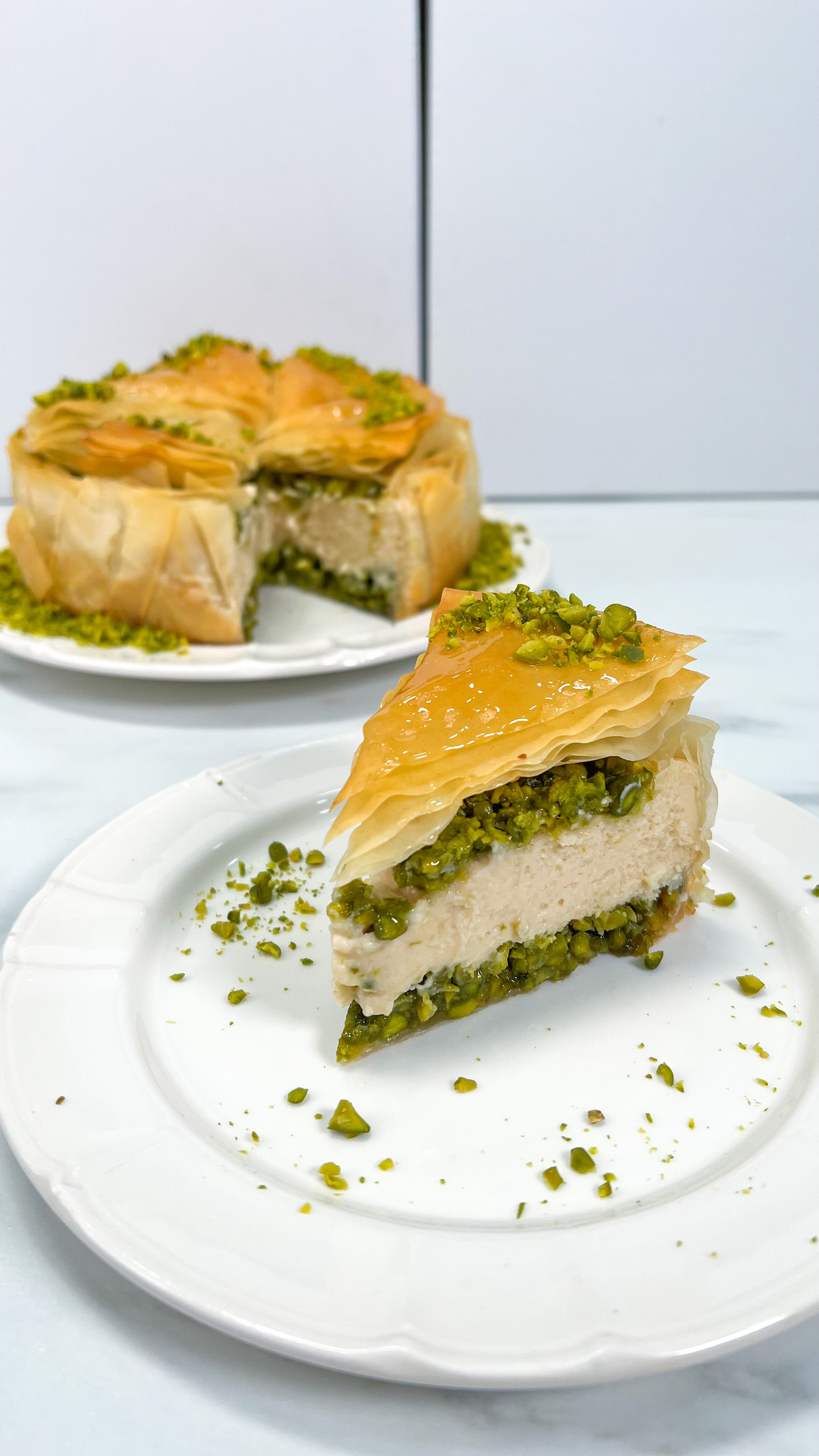 Baklava Cheesecake Senza Burro - Dolci Senza Burro
