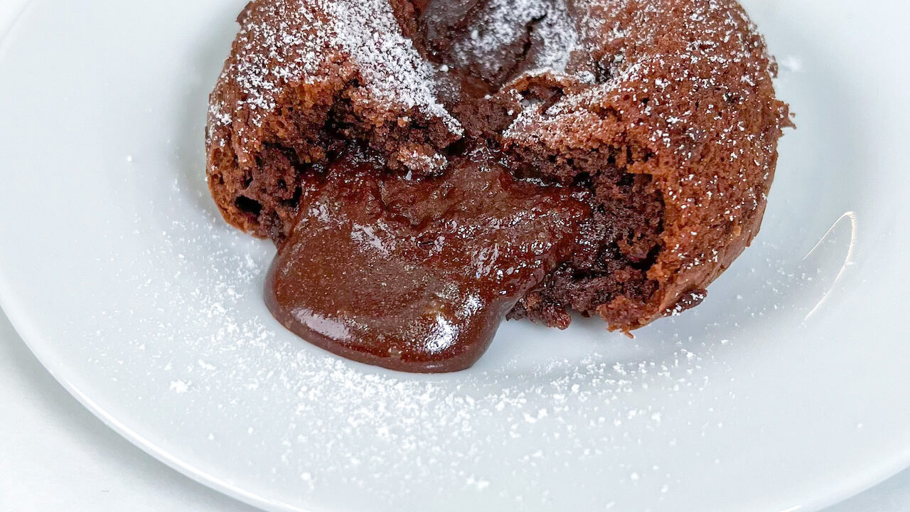 Tortino al Cioccolato con Cuore Caldo Senza Burro