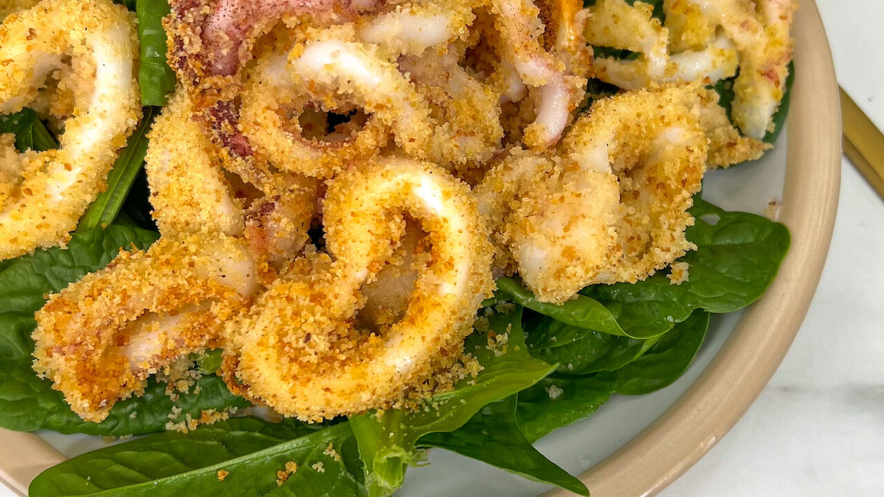 Calamari Croccanti al Forno