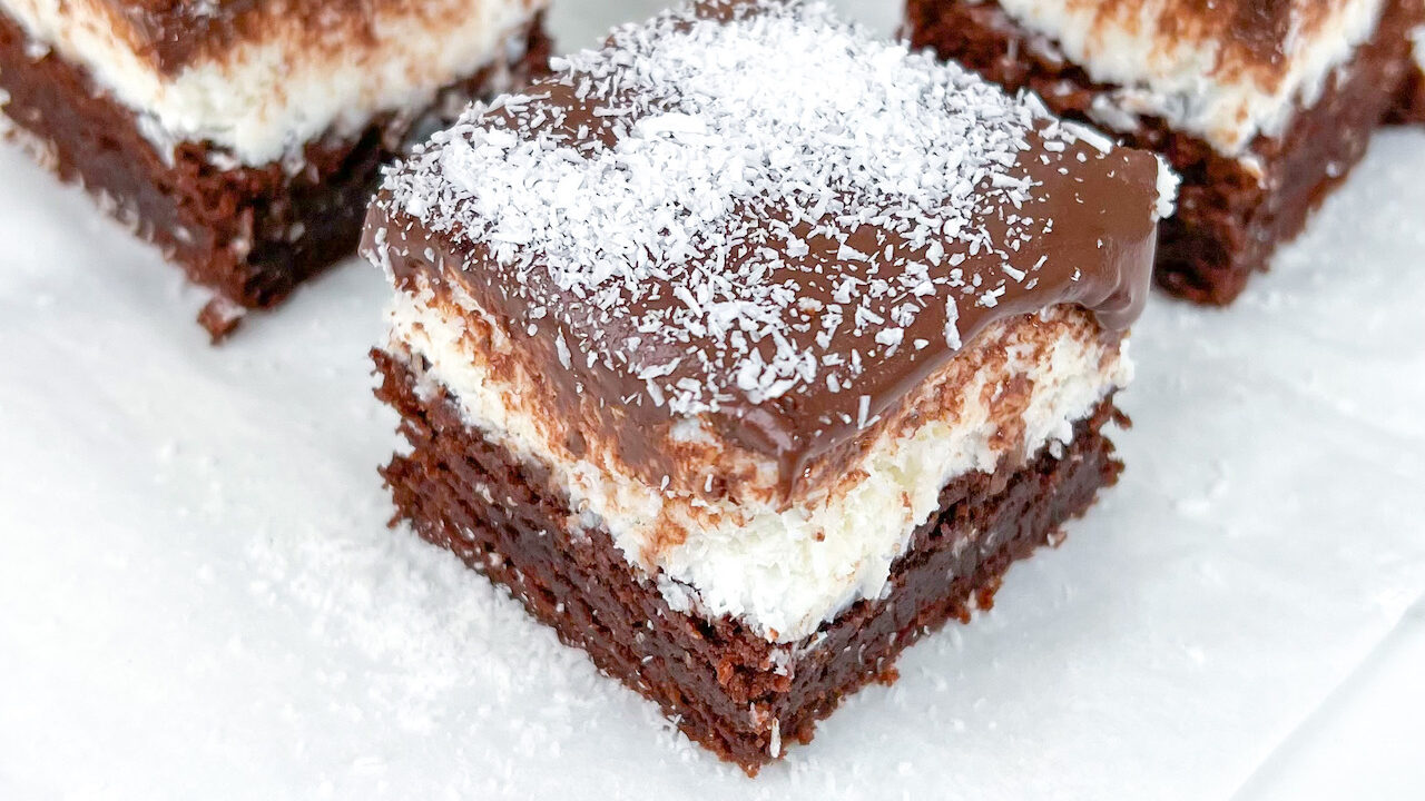 Brownies Cocco e Cioccolato Senza Burro