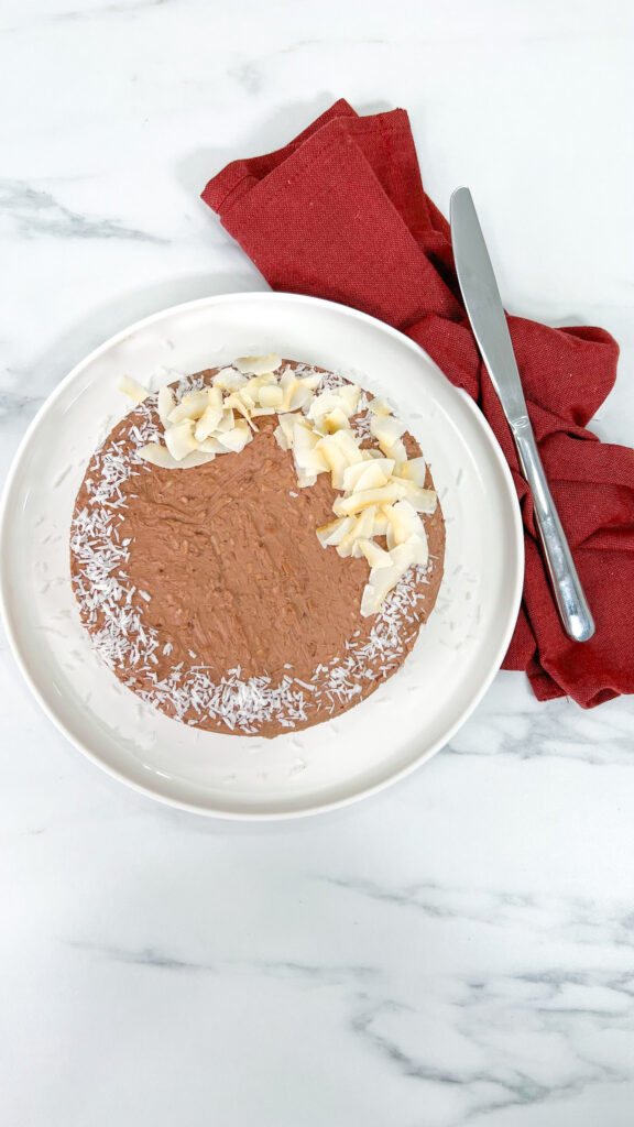 Torta Fredda Cioccolato e Cocco Senza Burro